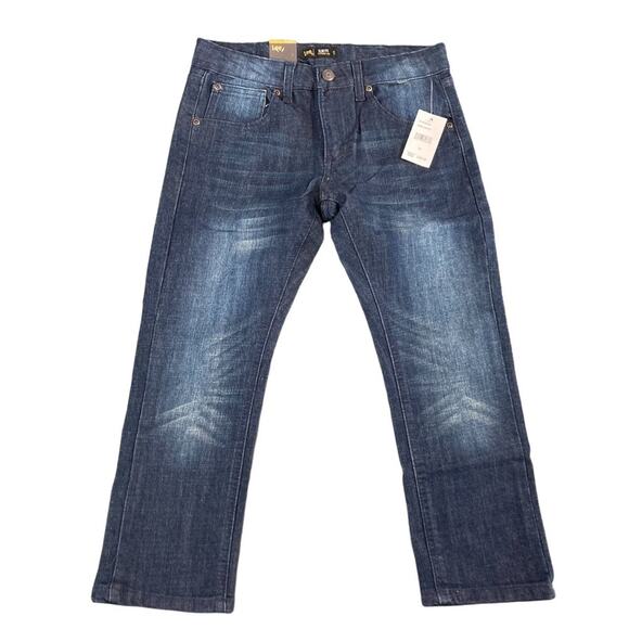 Lee Boys Slim Fit Tapered Leg Jeans Husky Size 8 - Picture 1 of 9
